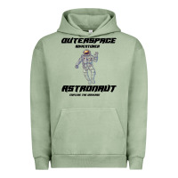 Pigment Oil Green Outer Space Adventurer Astronaut Urban Hoodie - Bettercallsaul