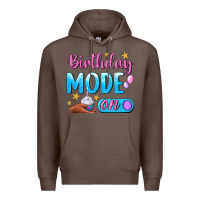 Coffee Birthday Mode On Premium Hoodie - BundleAndBundleShop