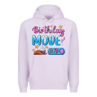 Lilac Birthday Mode On Premium Hoodie - BundleAndBundleShop