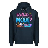 Navy Birthday Mode On Premium Hoodie - BundleAndBundleShop