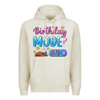 Oatmeal Heather Birthday Mode On Premium Hoodie - BundleAndBundleShop