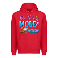 Red Birthday Mode On Premium Hoodie - BundleAndBundleShop