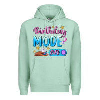 Seafoam Birthday Mode On Premium Hoodie - BundleAndBundleShop