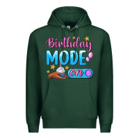 Sports Green Birthday Mode On Premium Hoodie - BundleAndBundleShop