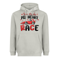 Moon Dust you make my heart race valentine's day Heavyweight Hoodie - MaliasSmallBusiness