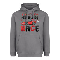 Storm you make my heart race valentine's day Heavyweight Hoodie - MaliasSmallBusiness