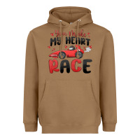 You Make My Heart Race Valentine's Day Heavyweight Hoodie | Teevron