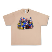 Burro 4th of July gnomes with truck Urban Heavy Tee - CowGirlArtShop