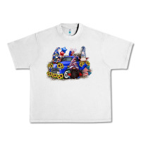 Lunar Rock 4th of July gnomes with truck Urban Heavy Tee - CowGirlArtShop