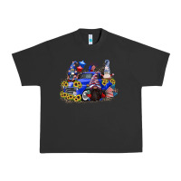 Pigment Black 4th of July gnomes with truck Urban Heavy Tee - CowGirlArtShop