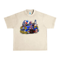 Sandshell 4th of July gnomes with truck Urban Heavy Tee - CowGirlArtShop