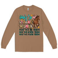 Toasted Coconut heres to strong women Long Sleeve Tee - Artiststas