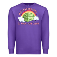Purple make your own sugar be your own daddy Premium Sweatshirt - MaliasSmallBusiness