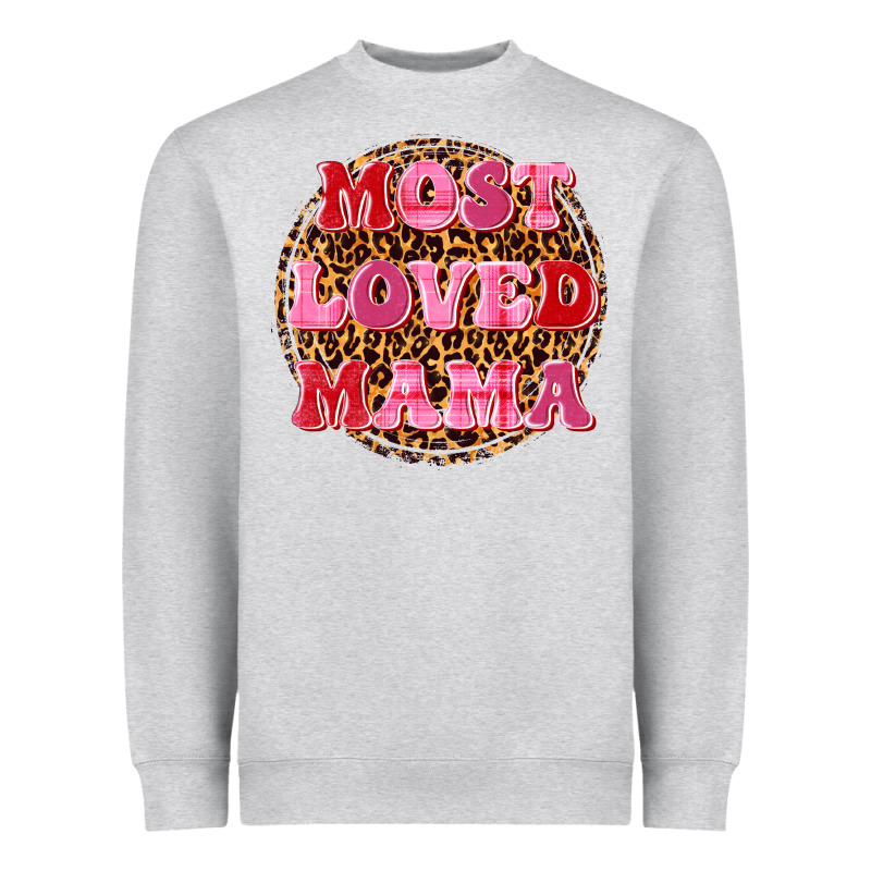 Most Loved Mama Heavyweight Sweatshirt by texasbilliewilder | Teevron