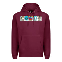 Burgundy howdy Premium Hoodie - AdoDesignShop