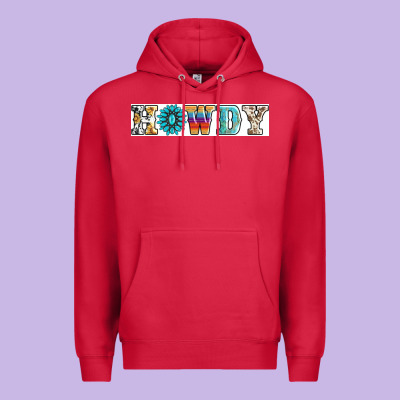 Howdy Premium Hoodie Designed By Adodesignshop