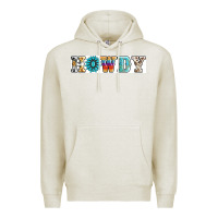 Oatmeal Heather howdy Premium Hoodie - AdoDesignShop
