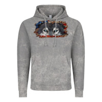 Cloud Rock wolf eyes american flag Vintage Hoodie - RanaPortraitStore
