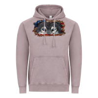 Vintage Zinc wolf eyes american flag Vintage Hoodie - RanaPortraitStore
