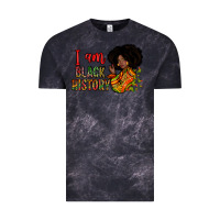 Cloud Black I am black history Vintage Tee - Zillion Design Studio