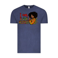 Vintage Denim I am black history Vintage Tee - Zillion Design Studio