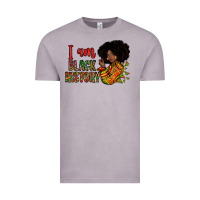 Vintage Zinc I am black history Vintage Tee - Zillion Design Studio