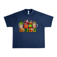 Navy hot cocoa Urban Heavy Tee - CowhideDigitalArt