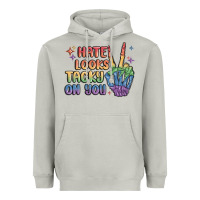 Moon Dust hate looks tacky on you pride Heavyweight Hoodie - MaliasSmallBusiness
