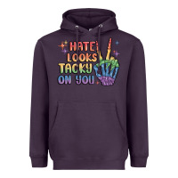 Plum hate looks tacky on you pride Heavyweight Hoodie - MaliasSmallBusiness