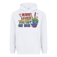 White hate looks tacky on you pride Heavyweight Hoodie - MaliasSmallBusiness