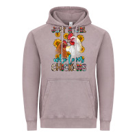 Vintage Zinc just a girl who loves chickens Vintage Hoodie - Zillion Design Studio