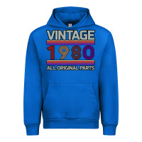 Cobalt Vintage 1980 Birthday Urban Hoodie - Bettercallsaul
