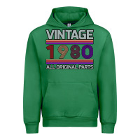 Emerald Vintage 1980 Birthday Urban Hoodie - Bettercallsaul