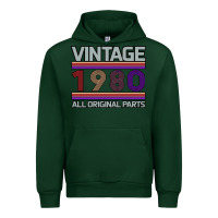 Forest Green Vintage 1980 Birthday Urban Hoodie - Bettercallsaul