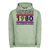 Pigment Oil Green Vintage 1980 Birthday Urban Hoodie - Bettercallsaul