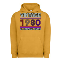 Pigment Peanut Butter Vintage 1980 Birthday Urban Hoodie - Bettercallsaul