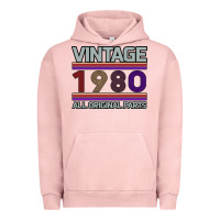 Pigment Salmon Vintage 1980 Birthday Urban Hoodie - Bettercallsaul