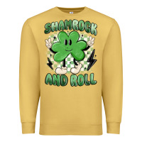 Antique Gold shamrock and roll Premium Sweatshirt - MaliasSmallBusiness