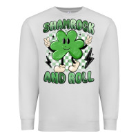 Dove Grey shamrock and roll Premium Sweatshirt - MaliasSmallBusiness