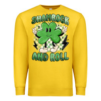 Shamrock And Roll Premium Sweatshirt | Teevron
