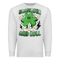 Oatmeal Heather shamrock and roll Premium Sweatshirt - MaliasSmallBusiness