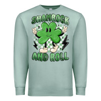 Seafoam shamrock and roll Premium Sweatshirt - MaliasSmallBusiness
