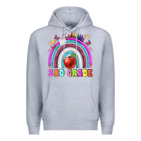 Heather Grey 3 rd grade Premium Hoodie - BundleAndBundleShop