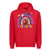 Red 3 rd grade Premium Hoodie - BundleAndBundleShop