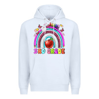 White 3 rd grade Premium Hoodie - BundleAndBundleShop