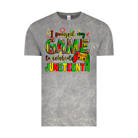 Cloud Rock I paused my game to celebrate Juneteenth Vintage Tee - Zillion Design Studio