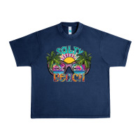 Navy salty beach Urban Heavy Tee - SublimationCraftShop