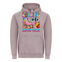 Vintage Zinc rolling into second grade Vintage Hoodie - texasbilliewilder