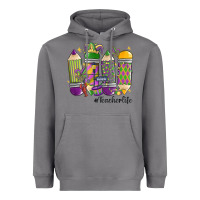 Storm mardi gras teacher life Heavyweight Hoodie - MaliasSmallBusiness
