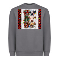Storm ho ho ho christmas cow Heavyweight Sweatshirt - RanaPortraitStore